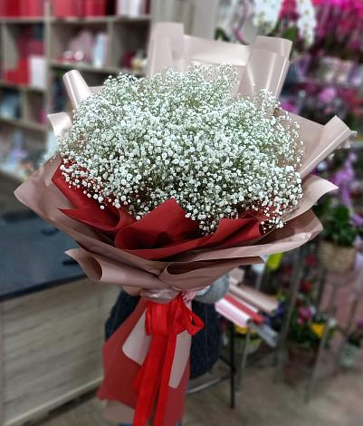 Букет цветов из: Гипсофила в Полысаево