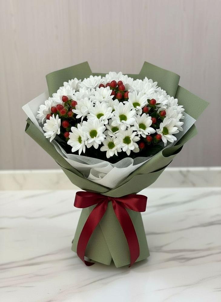 Букет цветов из: Хризантемы в Полысаево