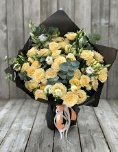 Букет цветов из:  Розы и Лизиантусы #REPLACE_PRED# Полысаево