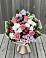 Букет цветов из: Альстромерии, Гвоздики, Розы и Хризантемы в Полысаево