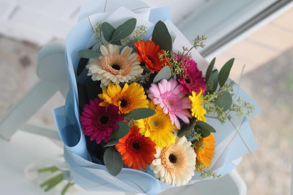 Букет цветов из: Герберы в Полысаево