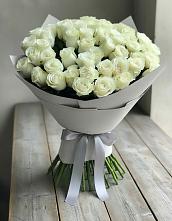 Букет 35 Белых роз в Полысаево