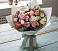 Букет цветов из: Розы, Лизиантусы и Гвоздики в Полысаево