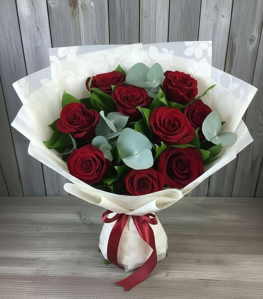 Букет цветов из: Розы в Полысаево