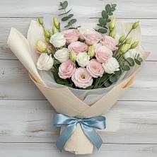 Букет цветов из:  Лизиантусы в Полысаево