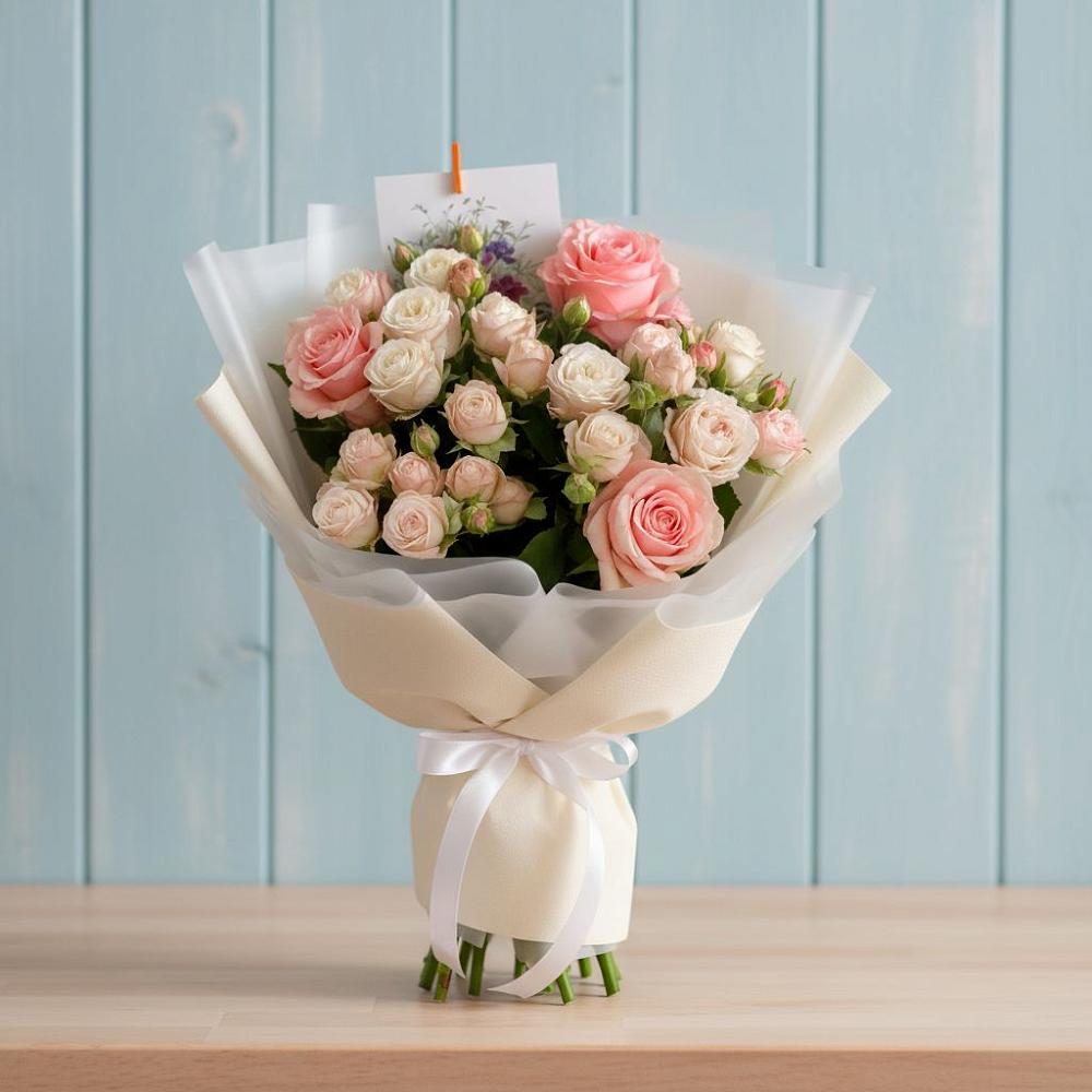 Букет цветов из: Розы в Полысаево