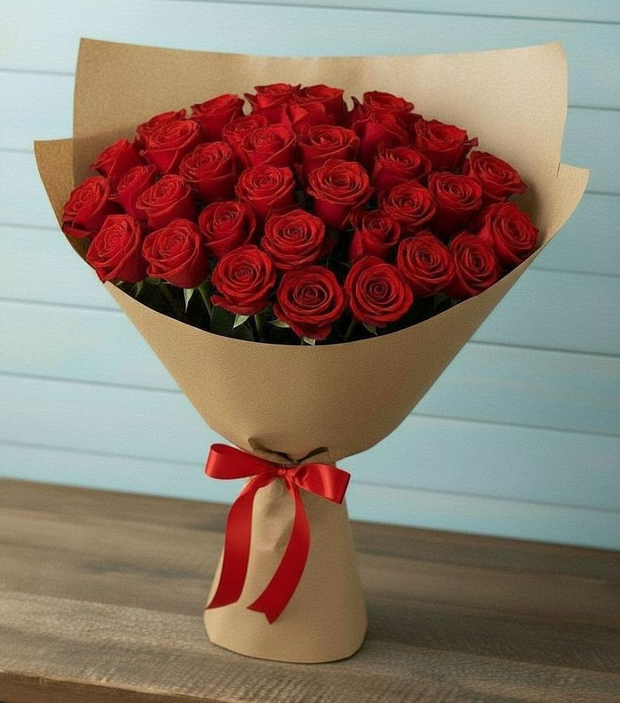 Букет Красные розы Милано в Полысаево