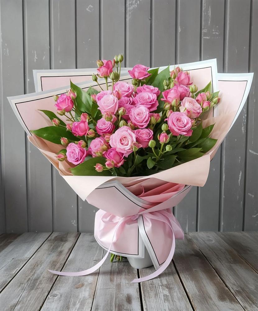 Букет Розовый кустик в Полысаево