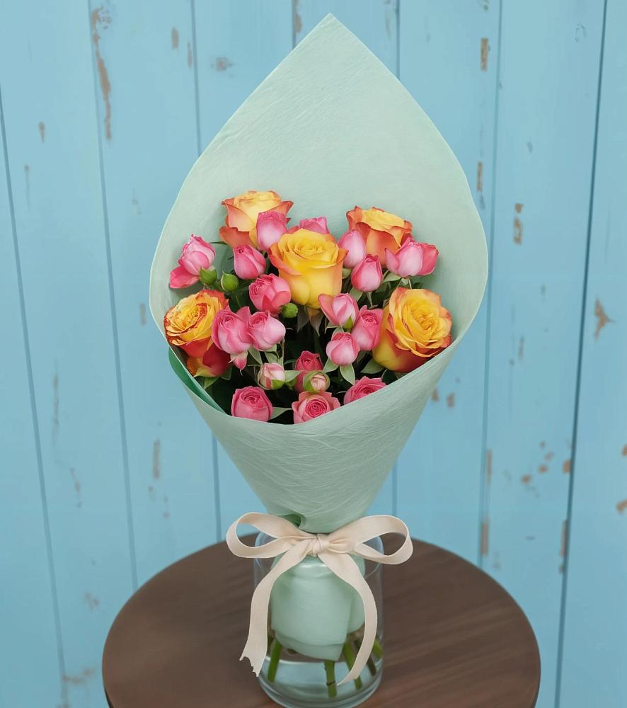 Букет цветов из: Розы в Полысаево