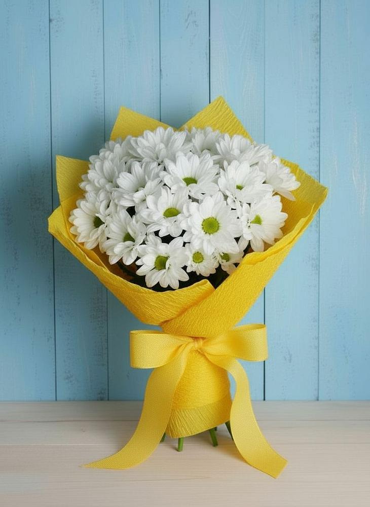 Букет цветов из: Хризантемы в Полысаево