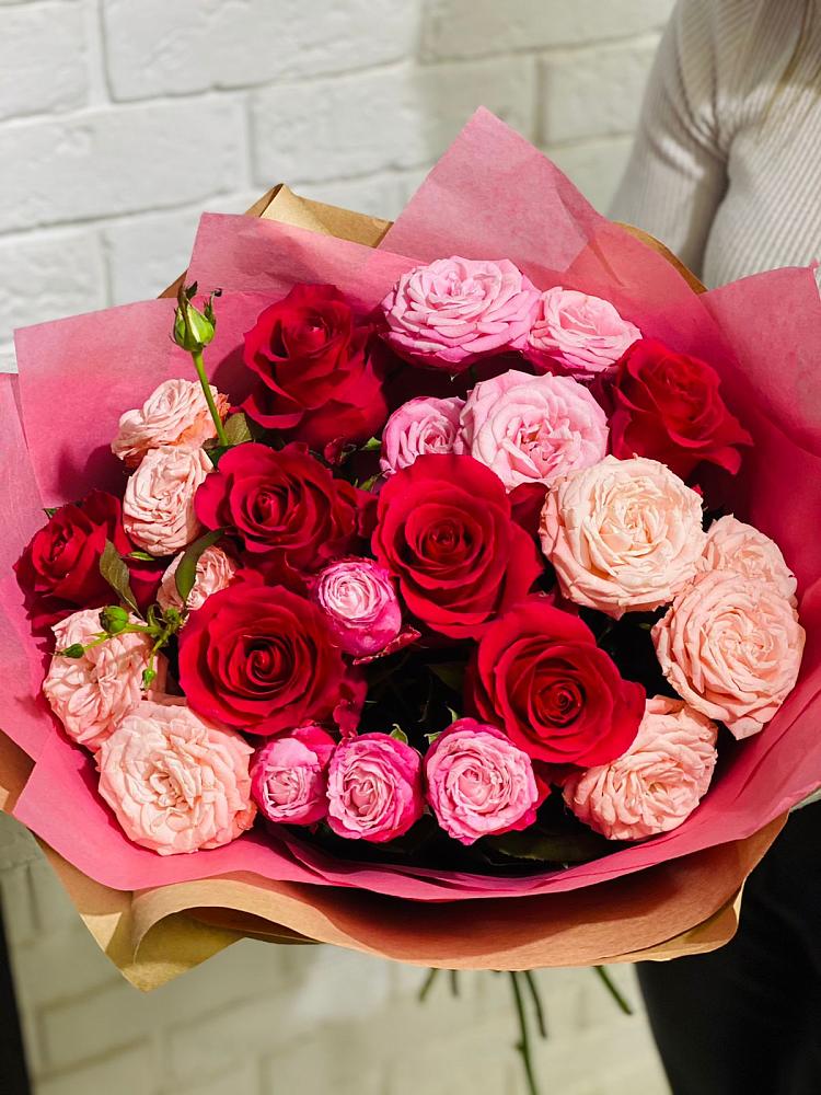 Букет цветов из: Розы в Полысаево