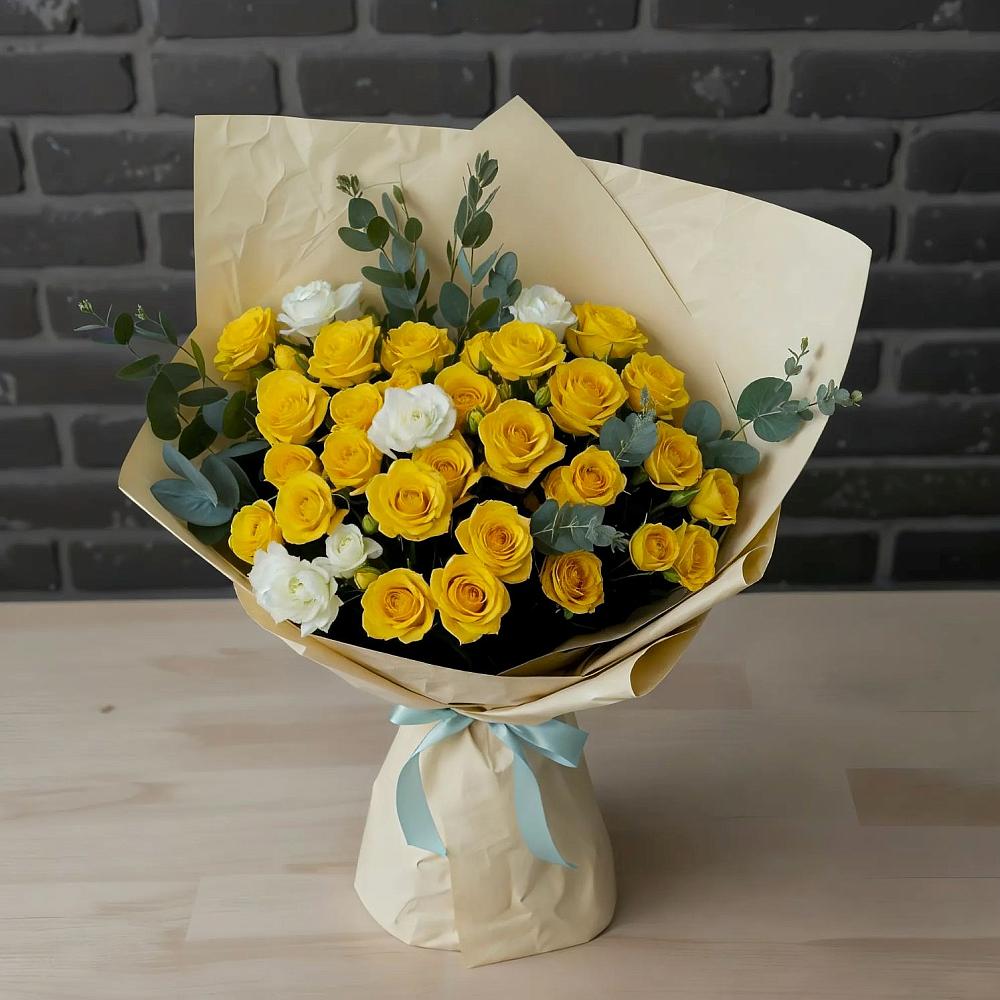 Букет цветов из: Розы в Полысаево