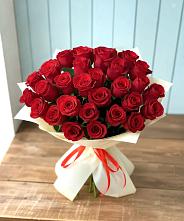 Букет 29 Красных роз в Полысаево