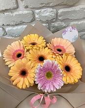 Букет цветов из:  Герберы в Полысаево