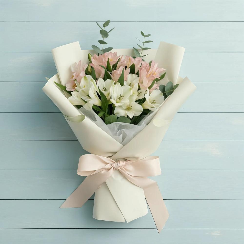 Букет цветов из: Альстромерии в Полысаево