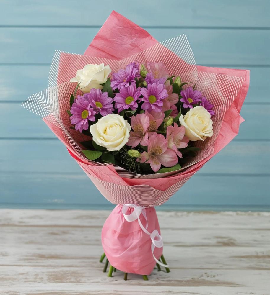 Букет цветов из: Герберы в Полысаево