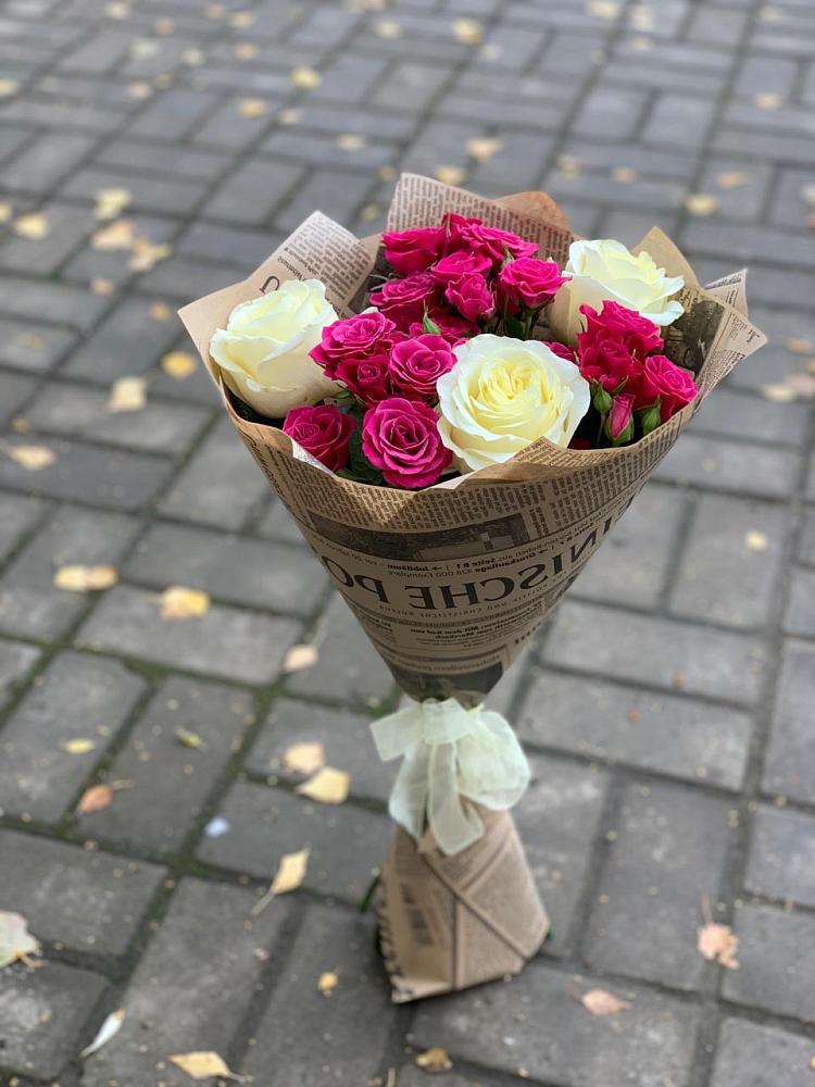 Букет цветов из: Розы в Полысаево