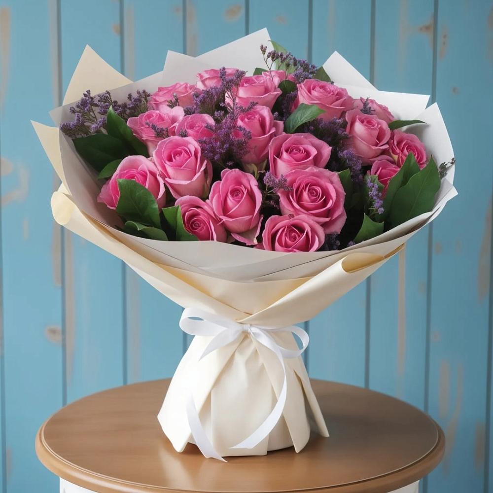 Букет цветов из: Розы в Полысаево